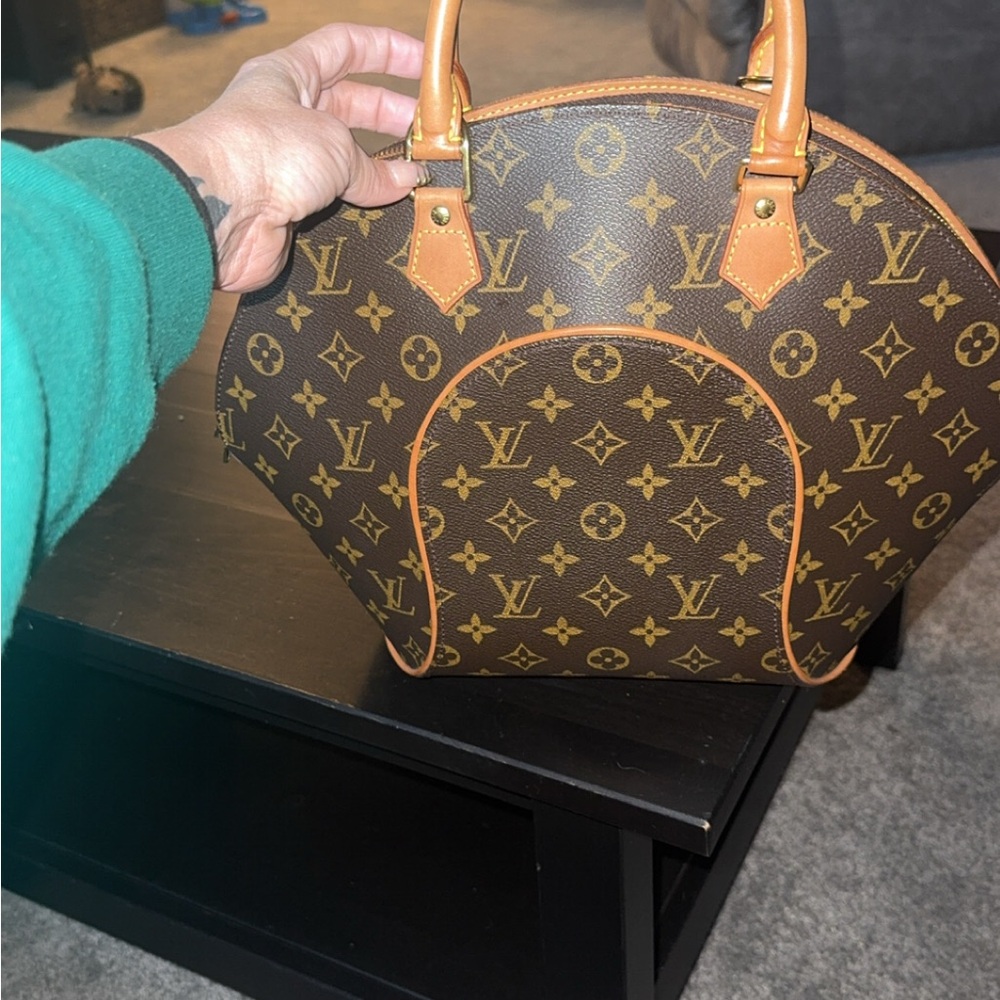 Louis Vuitton Monogram Brown and Tan Shoulder Bag